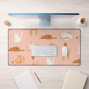 Grumpy Verjaardag Katten Desk Mat