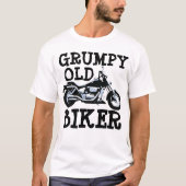 GRUMPY VIEUX BIKER, T-shirts moto (Devant)
