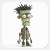 Grumpy Zed - Sticker Moody Ghoul (Devant)