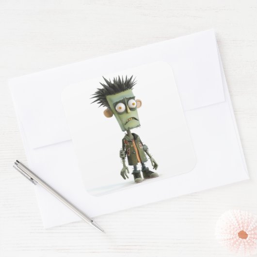 Grumpy Zed - Sticker Moody Ghoul (Enveloppe)