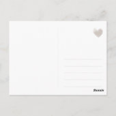 grüner boho Blätterkranz, schlicht, modern Briefkaart (Achterkant)