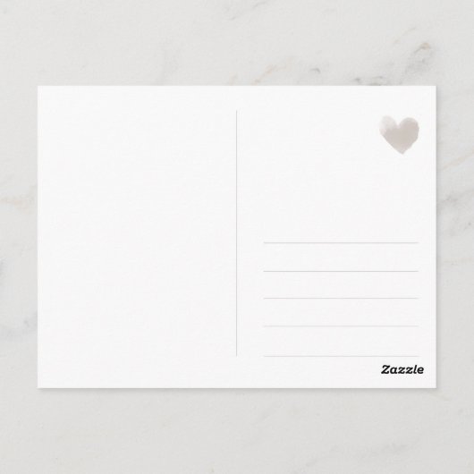 grüner boho Blätterkranz, schlicht, modern Briefkaart (Achterkant)