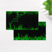 Grüner Flammen am Sternenhimmel (Bureau)