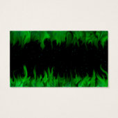 Grüner Flammen am Sternenhimmel (Dos)