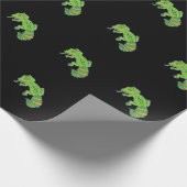 Grüner Leopardgecko Cadeaupapier (Hoek)