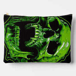 Grüner Vampirschädel Etui