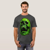 Grüner Vampirschädel T-shirt (Voorkant volledig)