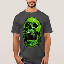 Grüner Vampirschädel