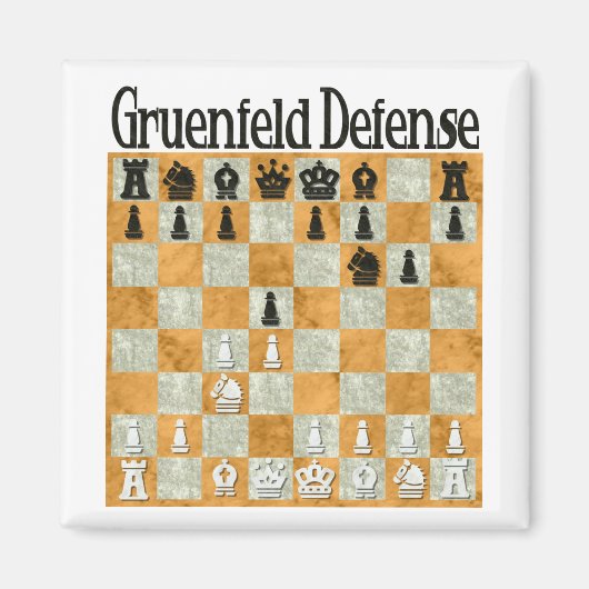 Grünfeld Defense Magneet (Voorkant)