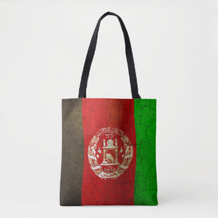 Grunge Afghanistan Flag Draagtas