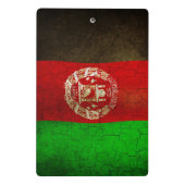 Grunge Afghanistan Flag Mini Klembord (Achterkant)
