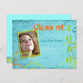 Grunge, afstuderen briefkaarten (Voorkant / Achterkant)