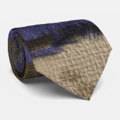 Grunge Aged Nautical Ship's Anchor Stropdas (Opgerold)