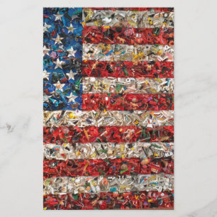 grunge american flag briefpapier