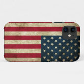 Grunge American Flag Case-Mate iPhone Case (Achterkant (horizontaal))