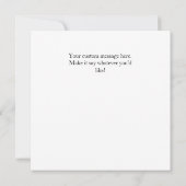 Grunge American Flag Dalmatian Flat Card (Achterkant)