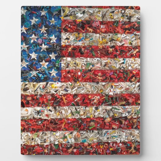 grunge american flag fotoplaat (Voorkant)