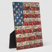 grunge american flag fotoplaat (Zijkant)