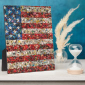 grunge american flag fotoplaat (Zijkant)