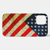 Grunge American flag Hoesje-Mate iPhone Case (Achterkant (horizontaal))