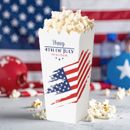 Grunge Amerikaanse vlag Happy 4th juli ID1104 Bedankdoosjes