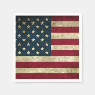Grunge Amerikaanse Vlag Servet