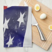Grunge Amerikaanse vlag Theedoek (Quarter Fold)