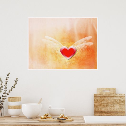 Grunge amour poster (Cuisine)