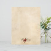  Grunge Artisan Perchment Papier Blad (Staand voorkant)