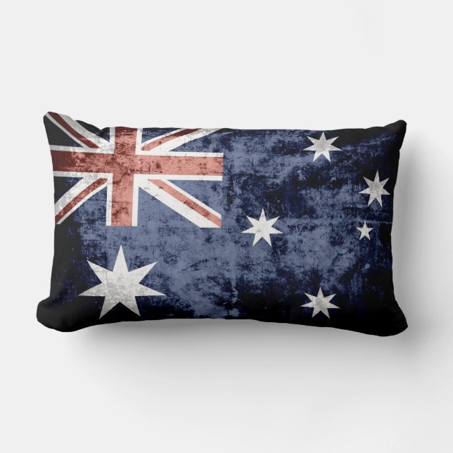 Grunge Australia Flag 2 Kussen (Voorkant)
