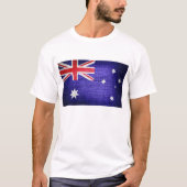 Grunge Australia vlag T-shirt (Voorkant)