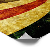 Grunge Background as Carnival Circus Poster (Hoek)