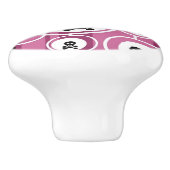 Grunge Background Keramische Knop (Zijkant)