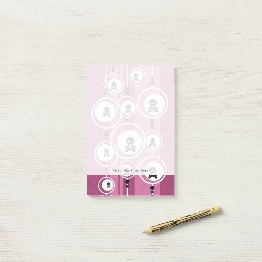 Grunge Background Post-it® Notes (Op bureau)