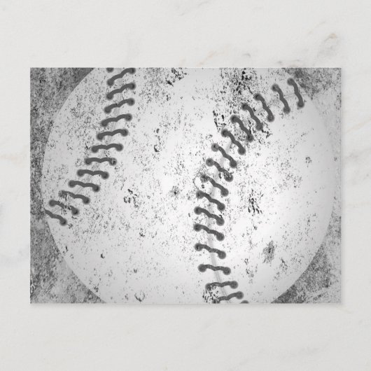 Grunge Baseball Briefkaart (Voorkant)