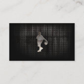 Grunge Basketball Visitekaartje (Achterkant)