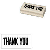 Grunge Bedankt Rubberstempel (Gestempeld)