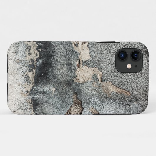 Grunge betontextuur Case-Mate iPhone case (Achterkant (horizontaal))