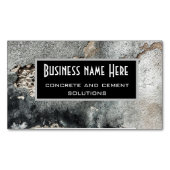 Grunge betontextuur magnetisch visitekaartje (Voorkant)