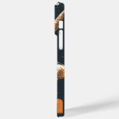 Grunge Bitcoin Bull Blockchain design Case-Mate iPhone Case (Achterkant / Links)