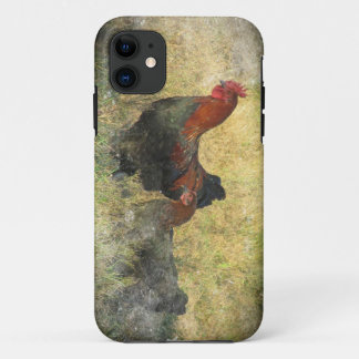 Grunge Black Copper Marans Iphone Case