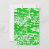  Grunge Blank Invitation Kaart (Achterkant)