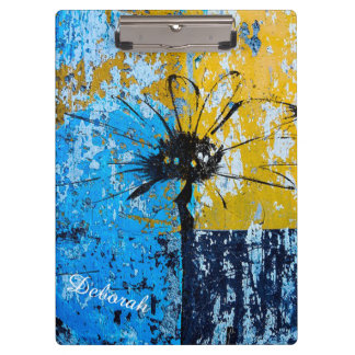 Grunge Bloem Klembord