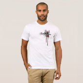 Grunge Blood Splatter California T-Shirt (Voorkant volledig)