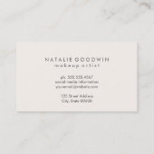 Grunge Blue, hedendaagse Lux Visitekaartje (Achterkant)