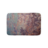 Grunge Blue Rusted Metal Pattern Badmat (Voorkant)