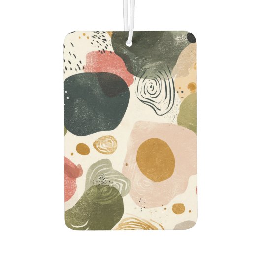 Grunge Boho Pattern - Luchtverfrisser (Achterkant)