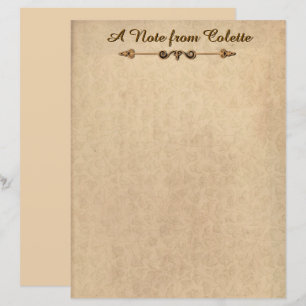 Grunge botanisch textuur briefpapier