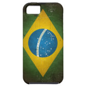 Grunge Braziliaanse vlag Case-Mate iPhone Case (Achterkant)