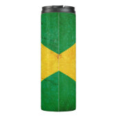  Grunge Brazilië Vlag Thermosbeker (Achterkant)